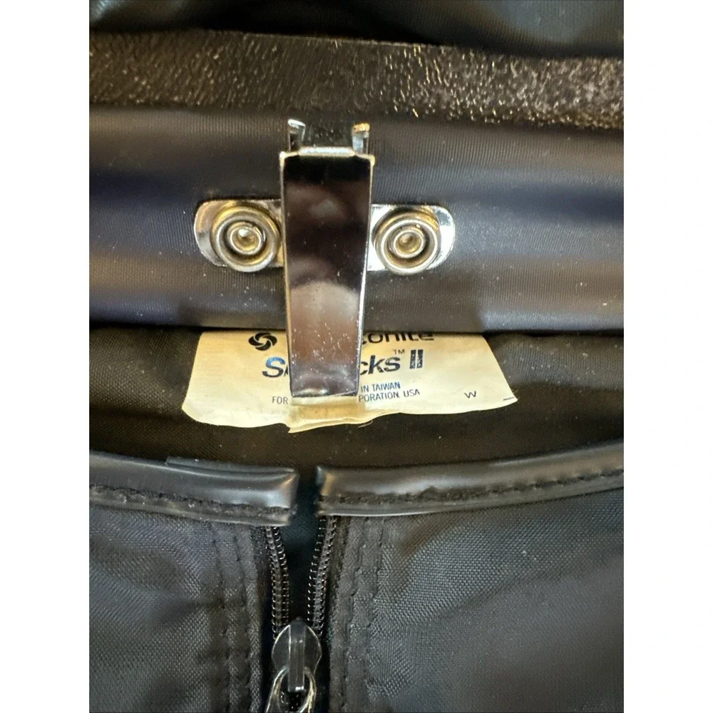 Vtg Samsonite Profile Hanging Garment Travel Bag Bi Fold Luggage Business‎ Carry